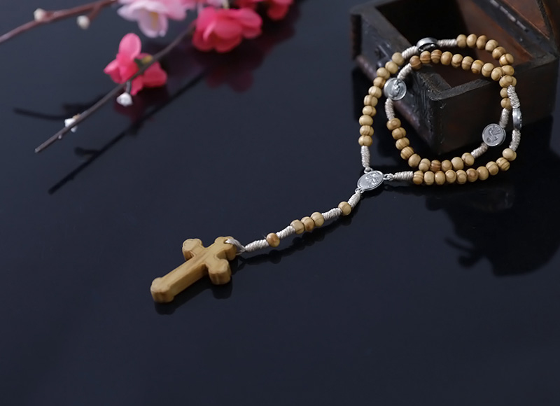 5-6mm olive wood rosary