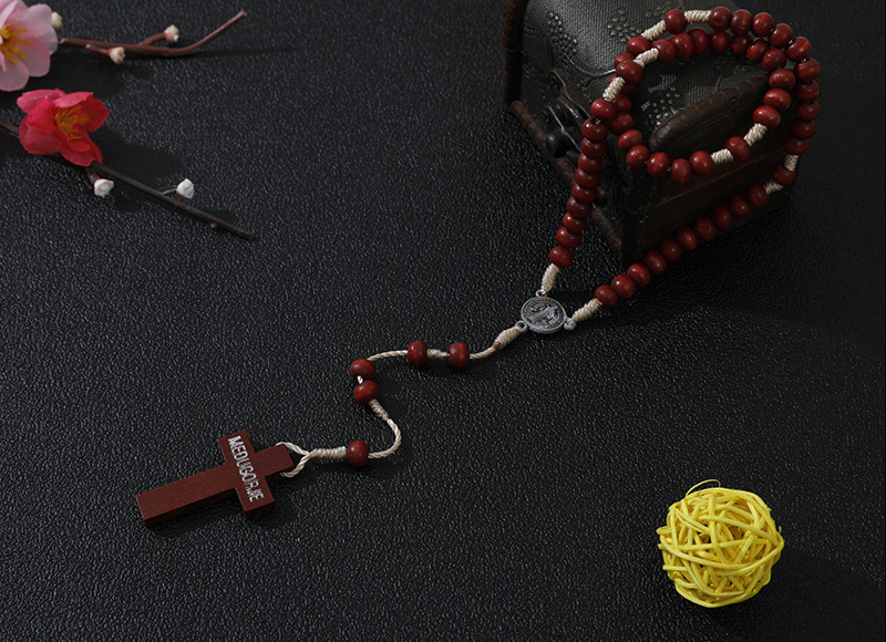 6-7mm red rosary
