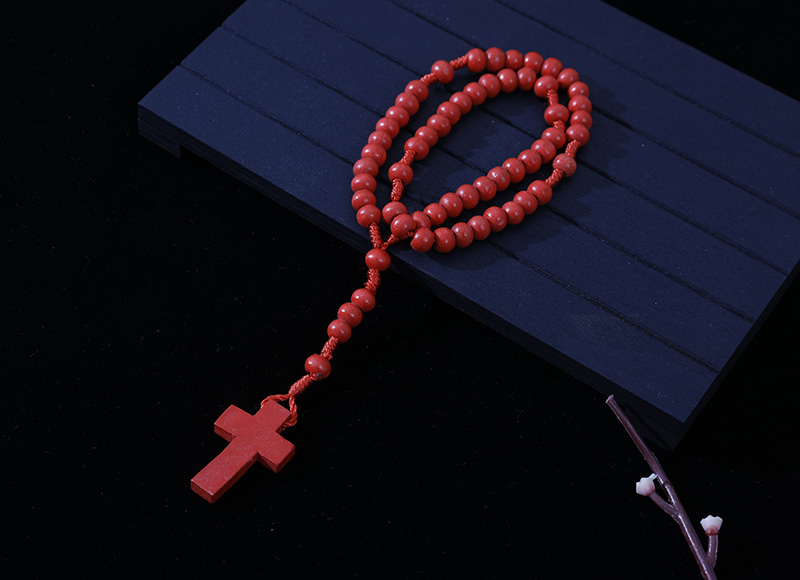 6-7mm wood rosary