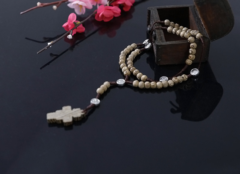 6-7mm wood rosary