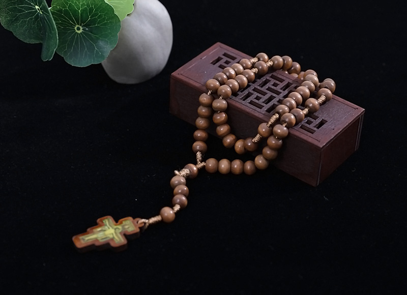 6-7mm wood rosary
