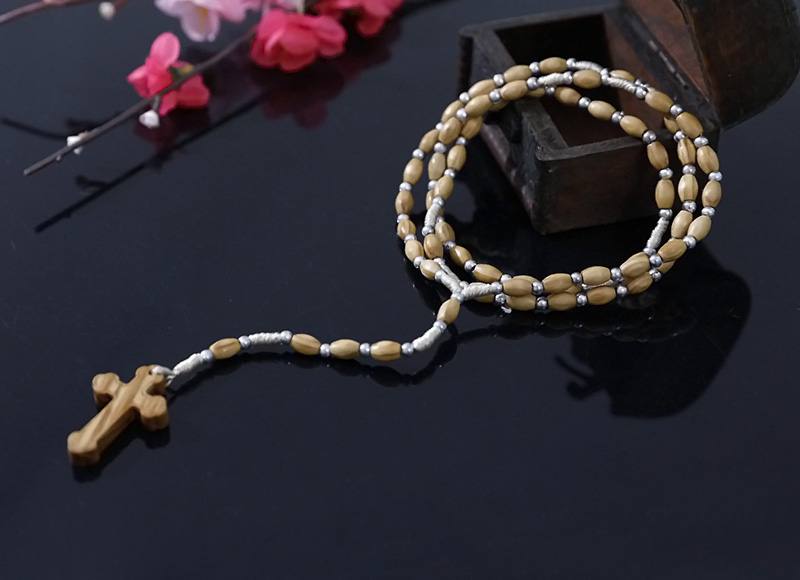 8-6mm olive wood rosary