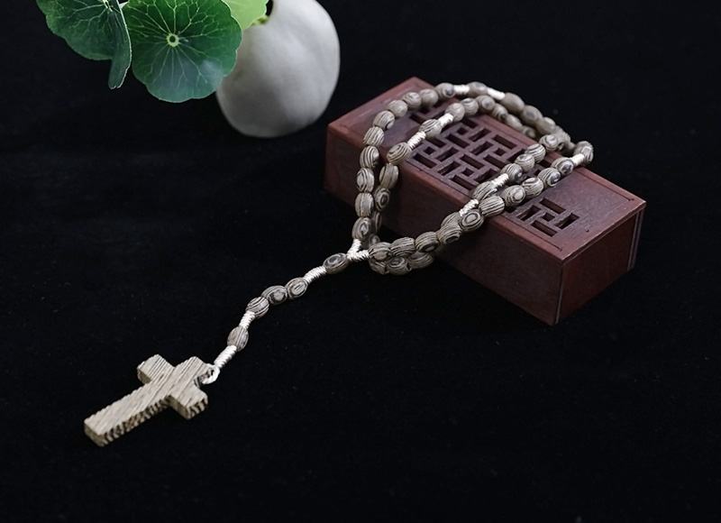 10-8mm wood rosary