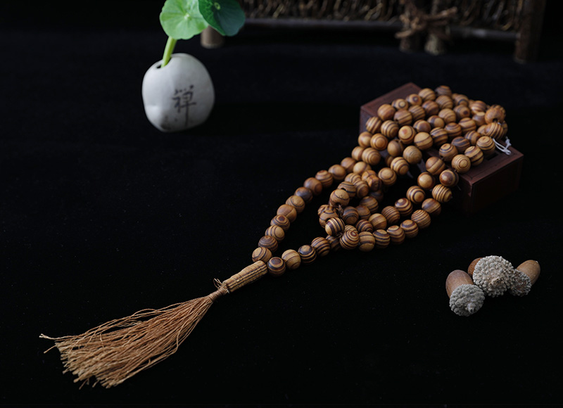 10-11mm wood cord rosary