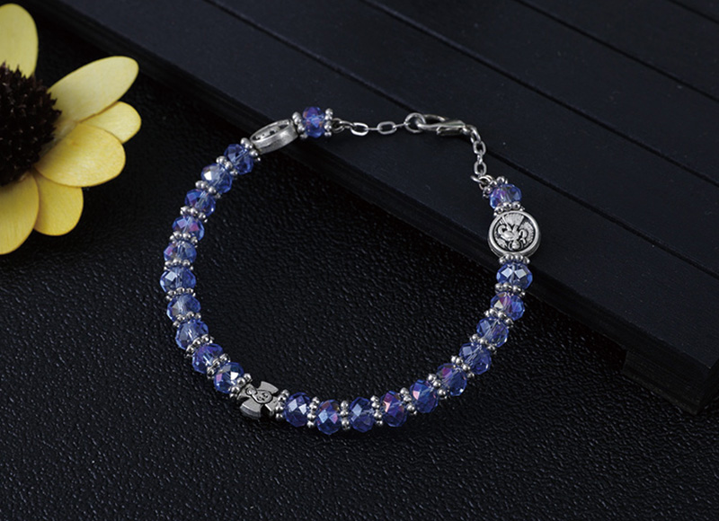 6mm crystal beads bracelet