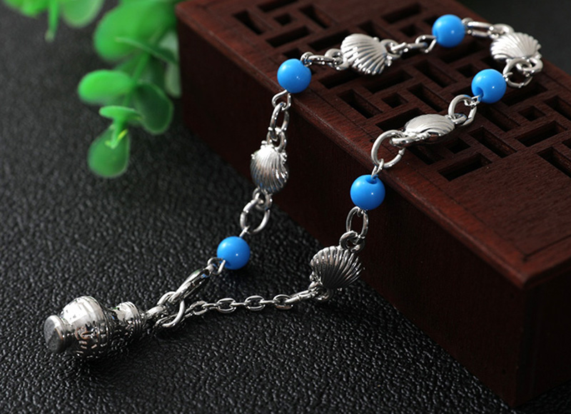Alloy beads rosary bracelet