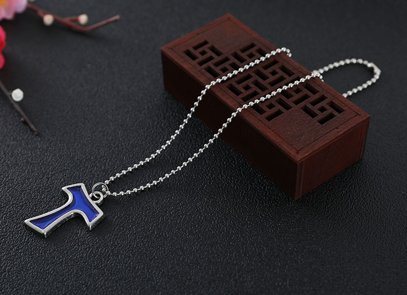 Alloy epoxy pendant cross necklace