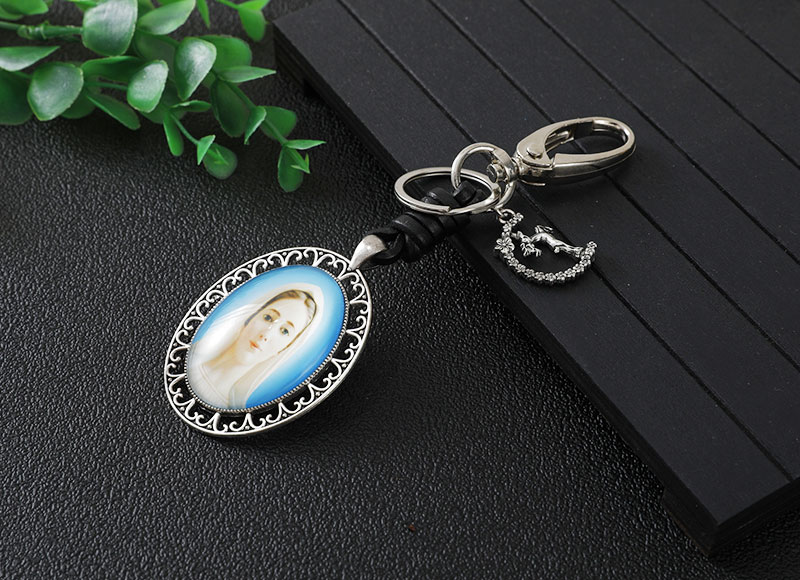 55mm alloy pendant keychain