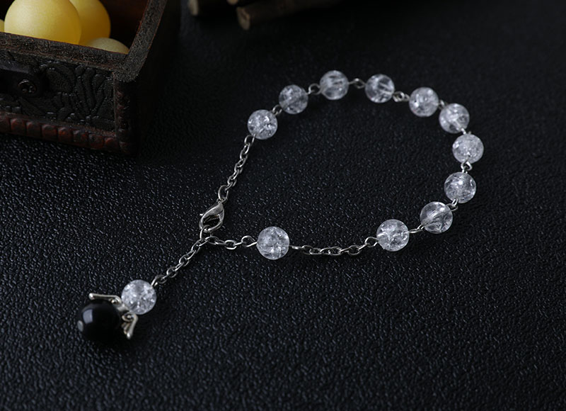 8mm angle pendant stone  bracelet