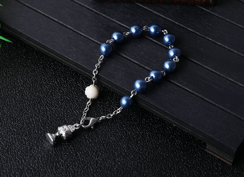 8mm imitation pearl beads bracelet