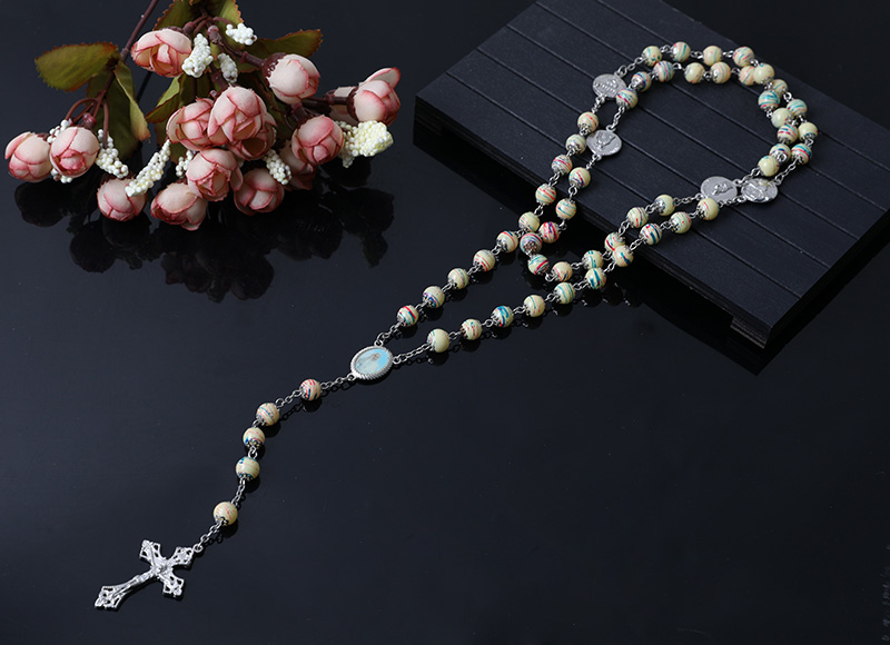 high quality plastic beads chain rosary